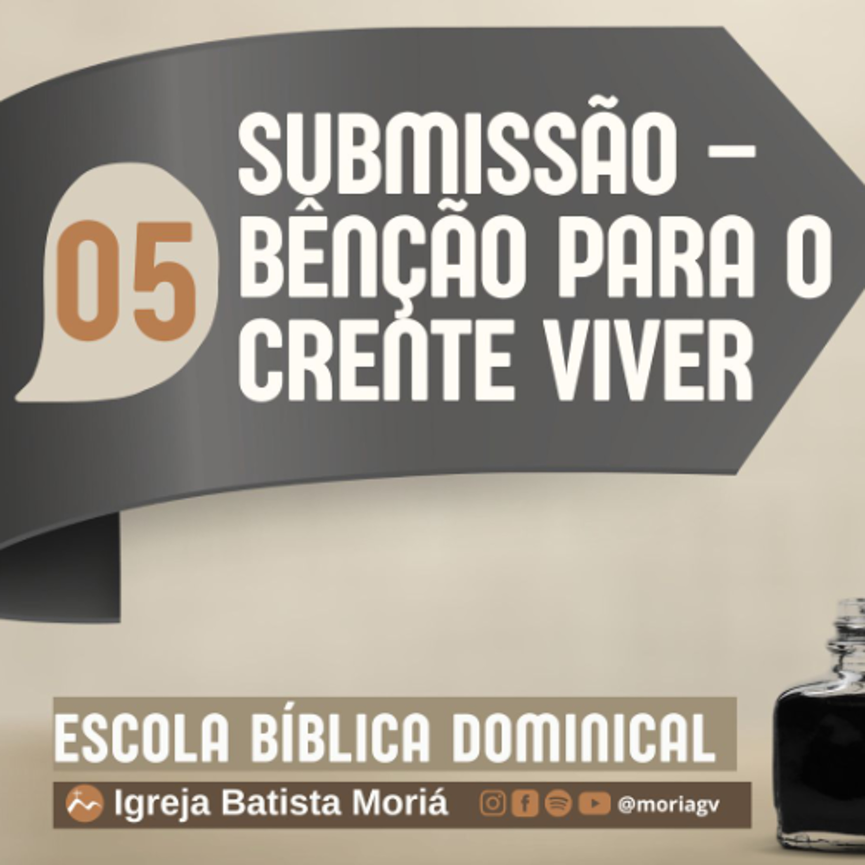 Submissão - benção para o crente viver - Pr. Harley Apolônio - Escola Bíblica Dominical [07.12.2025]