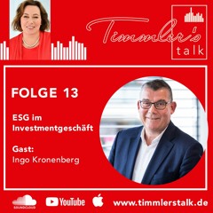 #013 ESG im Investmentgeschäft | Gast: Ingo Kronenberg