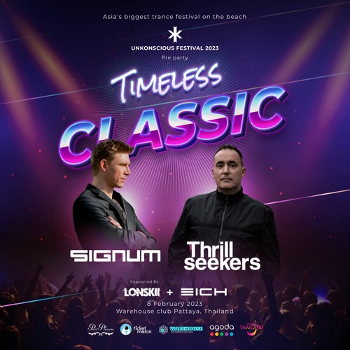The Thrillseekers  UNK23 PreParty (Classic night)