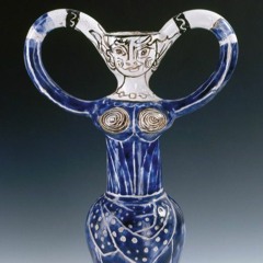 283 - Edouard Pignon - Jeune femme souriante les bras levés ou Portrait d’Hélène