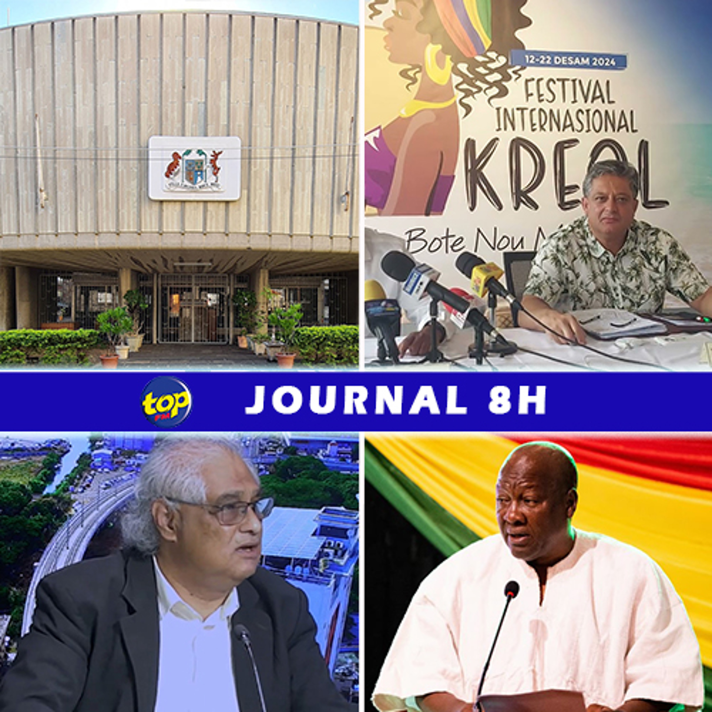Le journal de 8H de ce mardi 10 décembre 2024