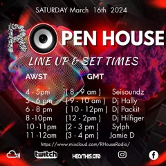 R Open House 16 03 24 (House, Tech, Bass)