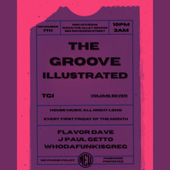 WhodafunkisGreg Live @TGI Vol.7 - Bibliotheque Toronto // November0725