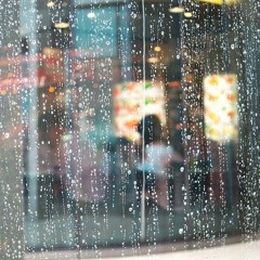 rain outside the window