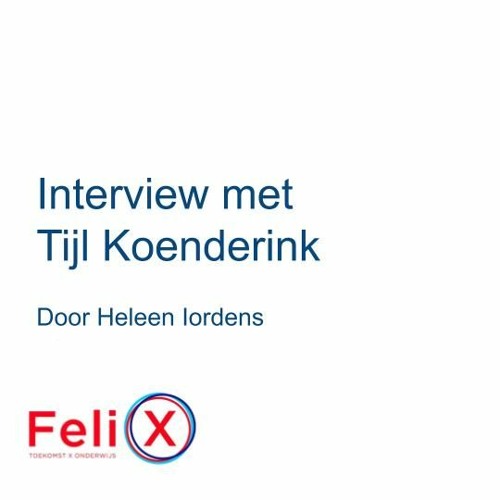 Feli -X Heleen Iordens In Gesprek Met Tijl Koenderink