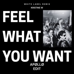 KRISTINE W - FEEL WHAT YOU WANT (APOLLO WHITE LABEL REMIX) FREE DOWNLOAD