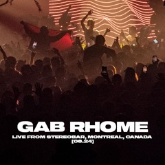 Gab Rhome - Live At Stereobar [06.24]