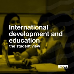 International development and education - the student view