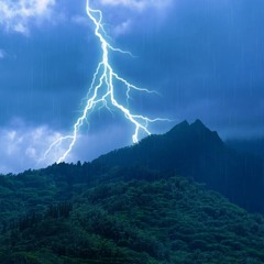 Heavy Rain + Rolling Thunder | Soothing Thunderstorm Ambience In The Mountains (75 Minutes)