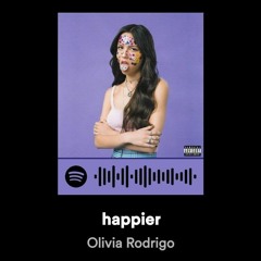 Happier by Olivia Rodrigo Cover