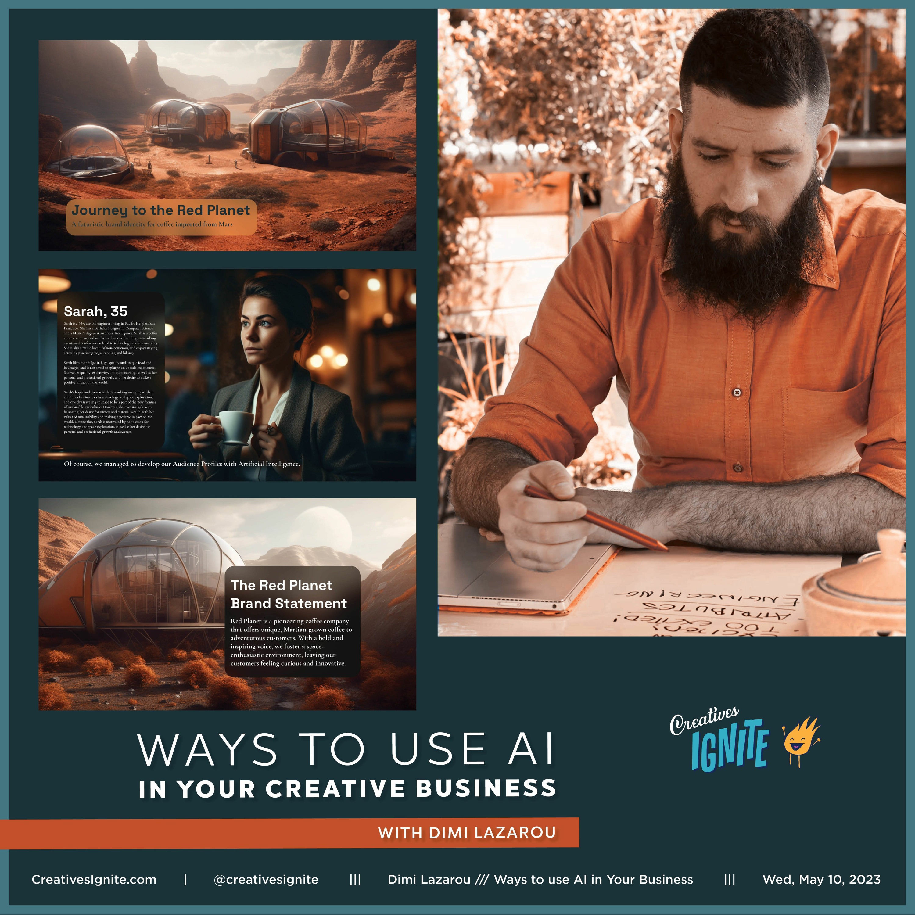 Ways to Use AI in your Creative Business with Dimi Lazarou episode artwork