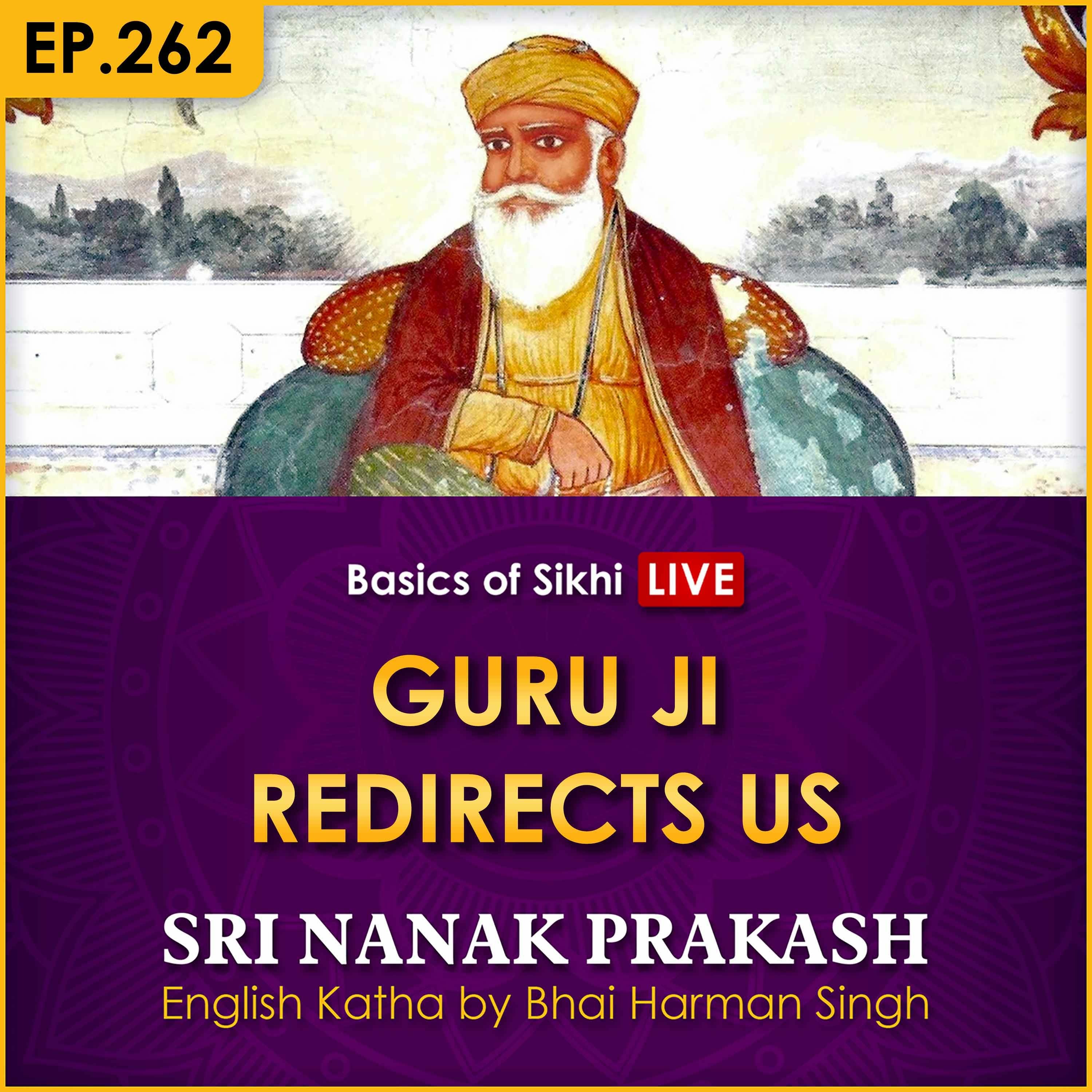 #262 Guru Ji Redirects Us | Sri Nanak Prakash Katha | Bhai Harman Singh episode artwork
