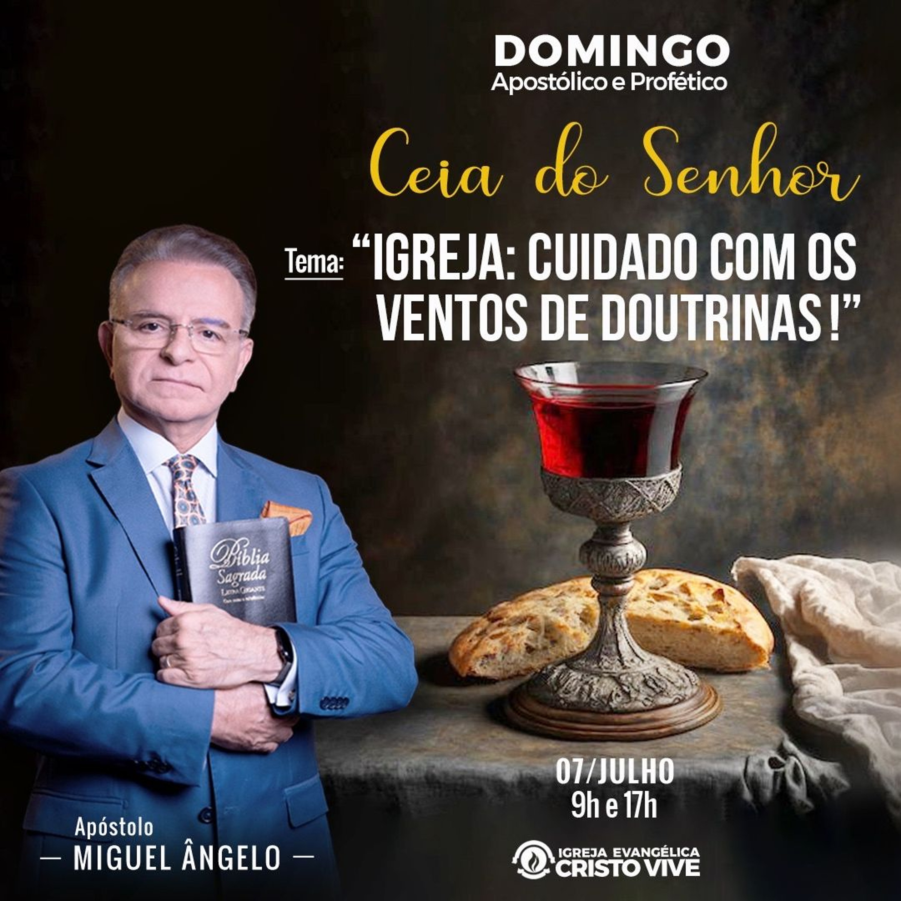 Igreja Evangélica Cristo Vive - Ap. Miguel Ângelo