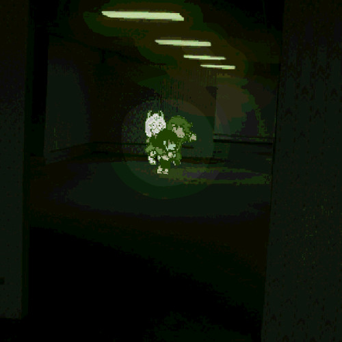green sneaking (deltarune chapter 3)