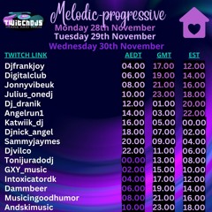 Melodic & Progressive Live Stream 29/11/22