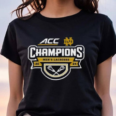Notre Dame Fighting Irish Acc Men’s Lacrosse Champions 2024 Shirt