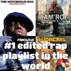 Edited clean rap hip hop music 1980s-  2024