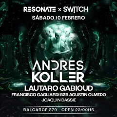 LIVE - B2B w/ Francisco Gagliardi @ Resonate , Rosario, Argentina (10 - 02 - 2024)