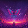 LUnatic Butterfly DJ mix artwork - Electronic music tracklist cover image