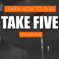 ★ Take Five (Dave Brubeck) ★ Video Drum Lesson | How To Play DRUM BEAT (Joe Morello)