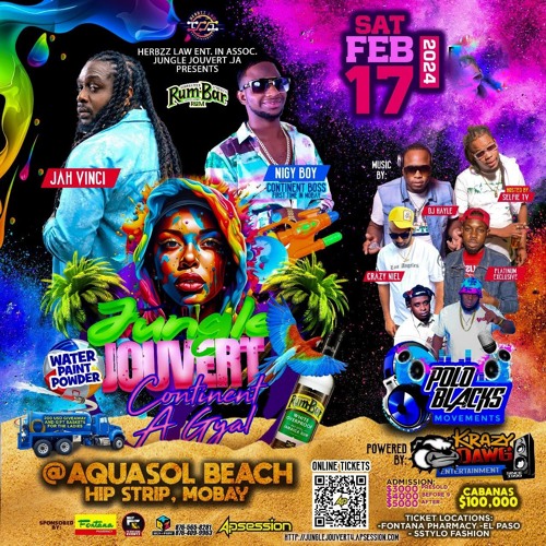 SOCA 2024 & SOME THROWBACK FAVORITES Jungle Jouvert FEB 17TH 2024 AT AQUASOL MONTEGO BAY