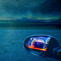 space person in the water