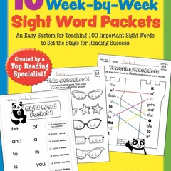 P.D.F.❤️DOWNLOAD⚡️ 10 Week-by-Week Sight Word Packets An Easy System for Teaching 100 Import