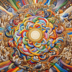 Walking Life's Thread (upon a thread)