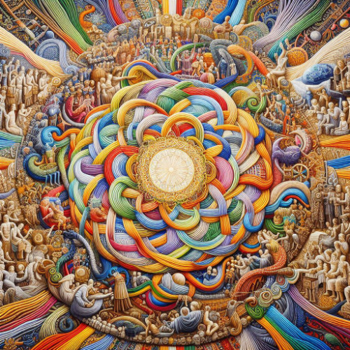 Walking Life's Thread (upon a thread)