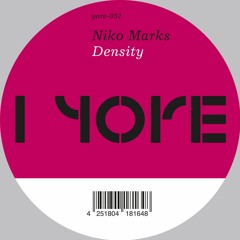Niko Marks - Density - PREVIEW [Yore-052 / 12" Vinyl]