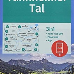 PDF BOOK KOMPASS Wanderkarte Tannheimer Tal: 3in1 Wanderkarte 1:35000 mit Panorama inklusive Karte