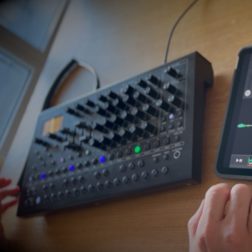 Minimal Techno live track « Queen » I Dawless with Roland SH-4D & Samplr on iPad I 128 BPM