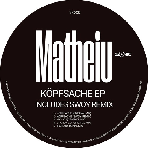 MATHEIU - KÖPFSACHE (SWOY REMIX)