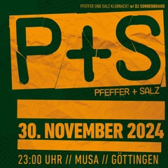 P+S Klubnacht w/ Dj Sonnenbrand - Dj Akut