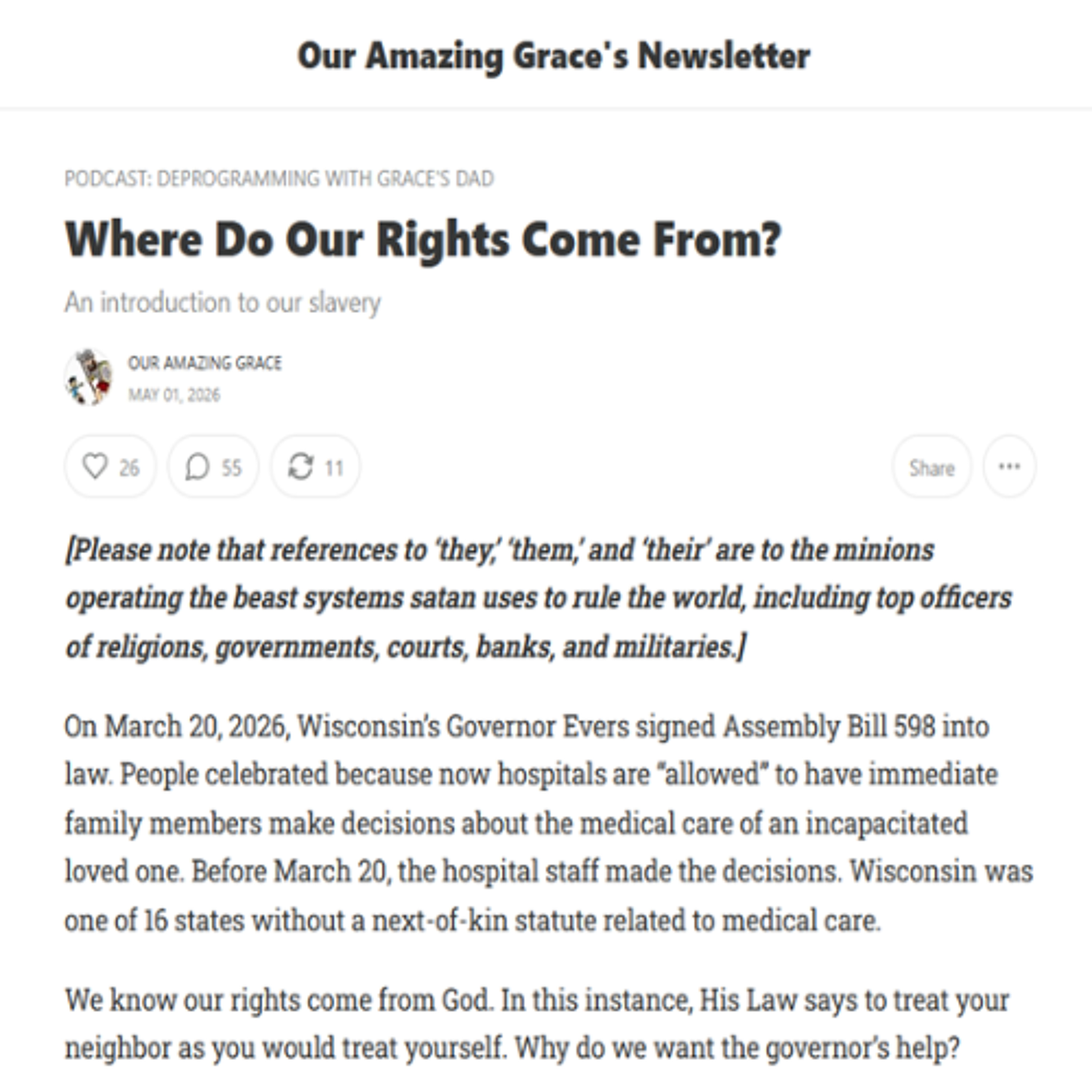 Escaping Babylon – Where do our rights come from?