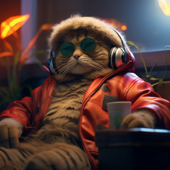 Lofi’s Soothing Feline Tunes