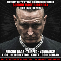Suicide Rage Birthday at Hardcore Radio