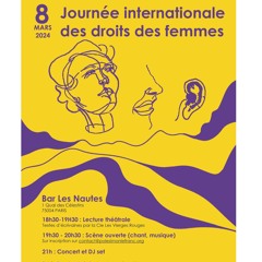 Journée internationale des droits des femmes au Bar les Nautes 8 mars 2024