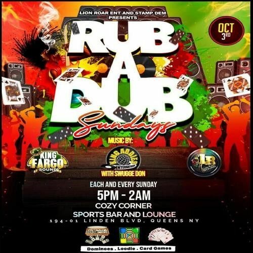 King Addies 10/21 (Rub A Dub  Sunday)