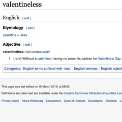 valentineless