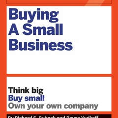 (PDF) HBR Guide to Buying a Small Business (HBR Guide Series) - Richard S. Ruback