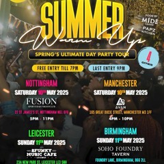 21 DEGREES SUMMER WARM UP BIRMINGHAM LIVE AUDIO MIX