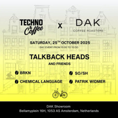 SO/SH LIVE AT ADE 2025 (Techno & Coffee, Dak Showroom, Amsterdam)