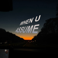 WHEN U ASSUME… (out everywhere on everything)