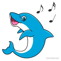 Der Delphin fängt an zu steppen