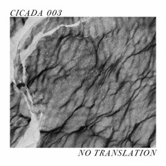 CICADA 003 | NO TRANSLATION