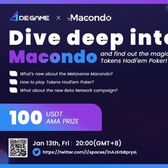 AMA with Macondo (Tokens Hodl'em Poker)