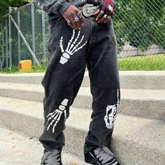 calça de esqueleto 👖☠️