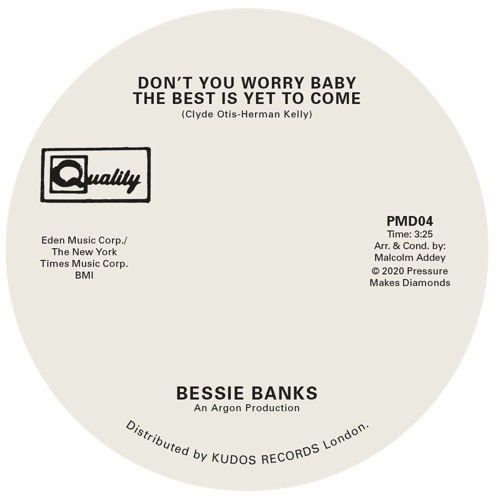 Bessie Banks -(Don't You Worry Baby)The Best Is Yet to Come (Barbes & Velours edit)// DL CLICK BUY