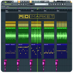 [FREE FLP] 5 House bass-lines, beats FLP - vol.0 (MIDI market)